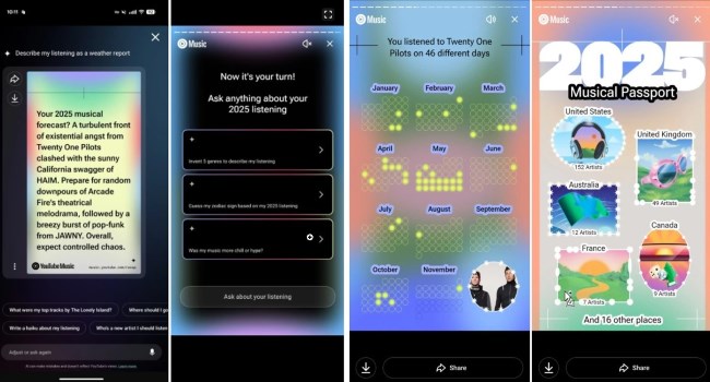 Youtube music recap 2025