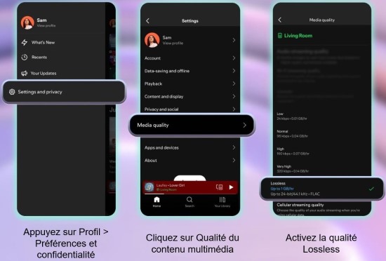 activer spotify lossless