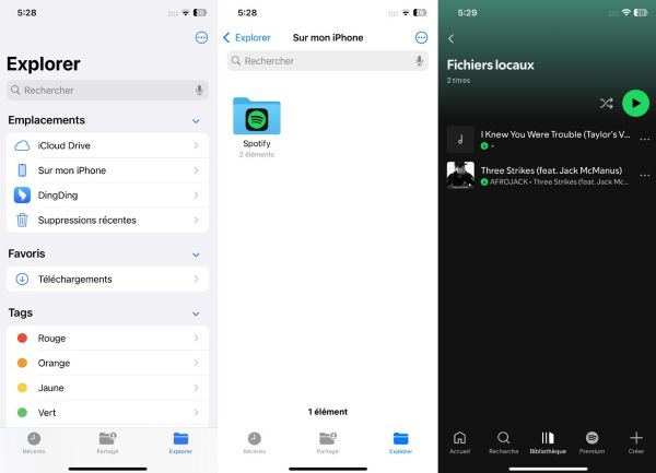 ajouter de la musique sur spotify