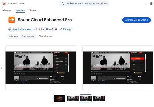 ajouter soundcloud enchanced pro