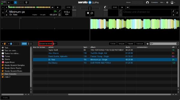 analyser les fichiers
