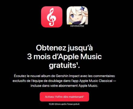apple music et genshin impact