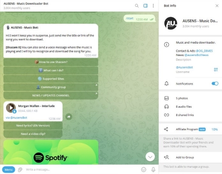 ausens music downloader