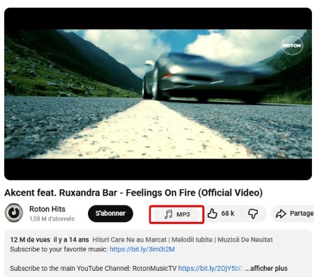 extention youtube mp3