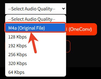 Choisir la qualité audio