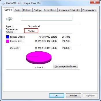 cle usb windows