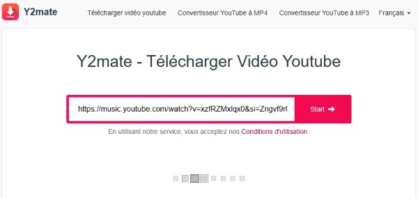 Coller url y2mate