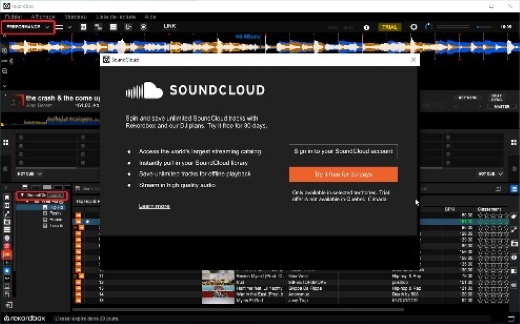 connectez-vous a compte SoundCloud