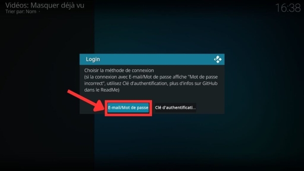 se connecter avec compte netflix sur kodi