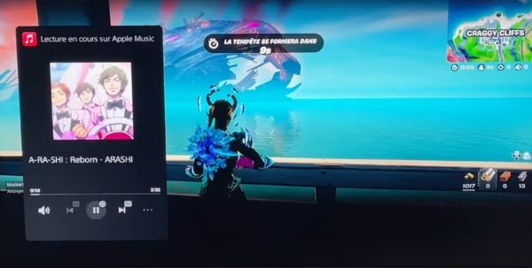 contrôle apple music sur ps5