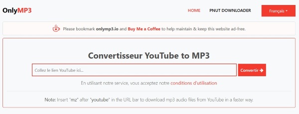 convertir avec onlymp3