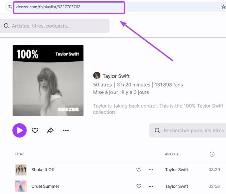 deezer web