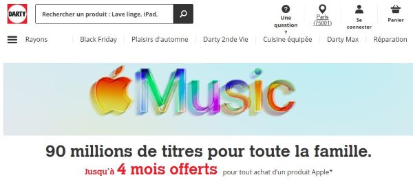 avoir 3 mois d'apple music gratuit sur ps5
