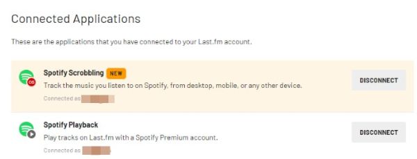 Se déconnecter de Spotify sur Last.fm