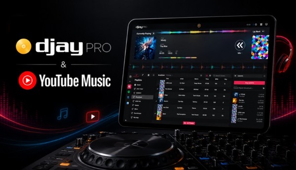 djay pro youtube music