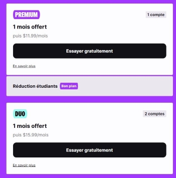 deezer premium gratuit