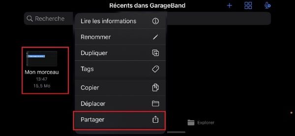 exporter la sonnerie