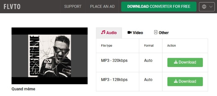 Flvto mp3 téléchargement