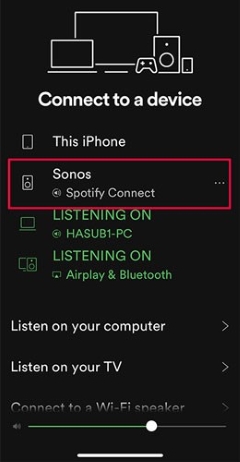 Sonos Spotify