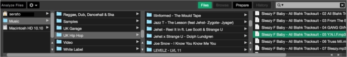 Ajouter des fichiers à la bibliothèque Serato DJ Lite