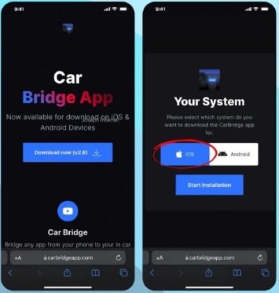 installer carbridge sur iphone