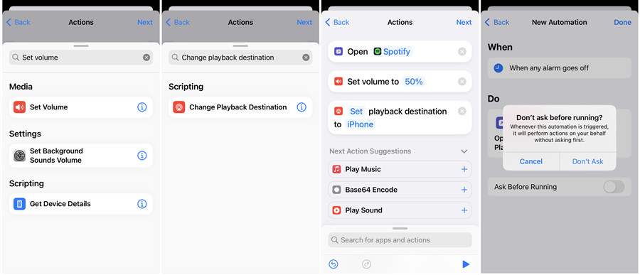 ios siri shortcuts spotify