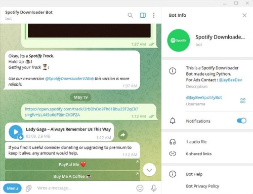 jaybee spotify bot