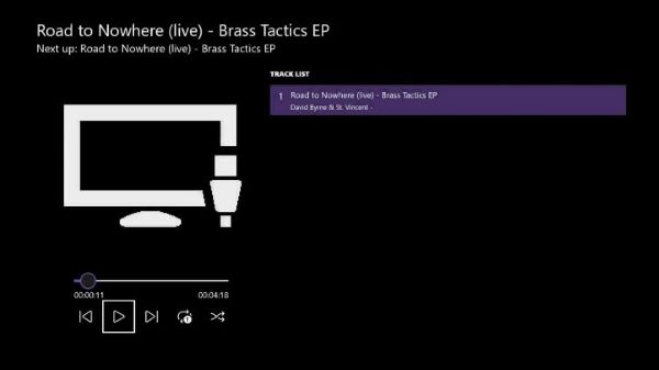 Media Player sur Xbox One