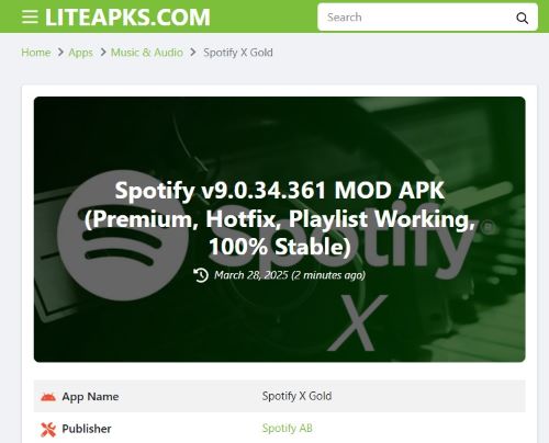 liteapks spotify premium apk