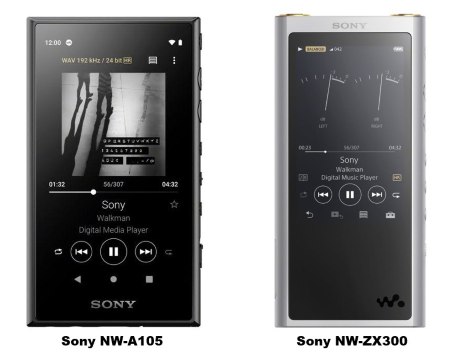 modèles de Walkman Sony