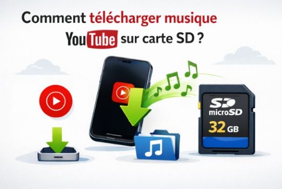 musique youtube sur carte sd