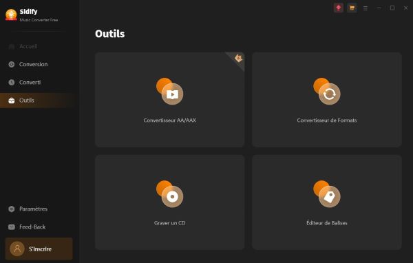 outils intégrées sidify