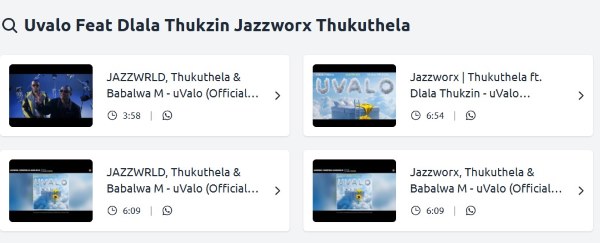 rechercher de la musique tubidy