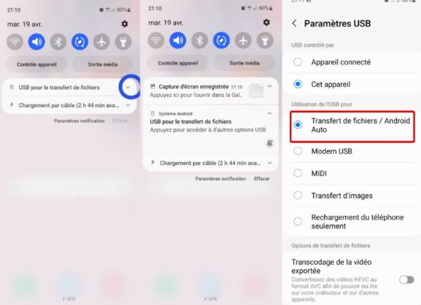 transfert de fichiers