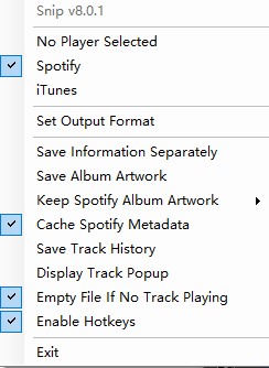 Autoriser Spotify sur Snip 