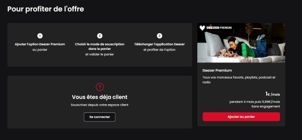 sfr deezer premium