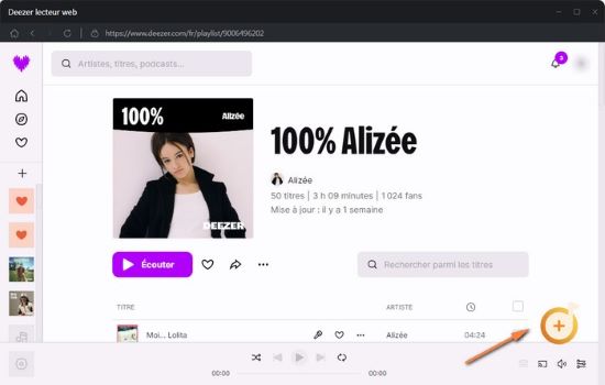 Ajouter de la musique à Sidify