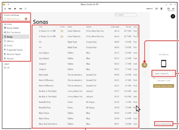 sony music center for pc