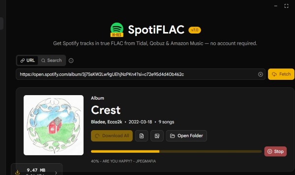 spotiflac téléchargement d’album