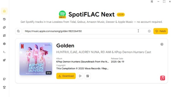 spotiflac next apple music