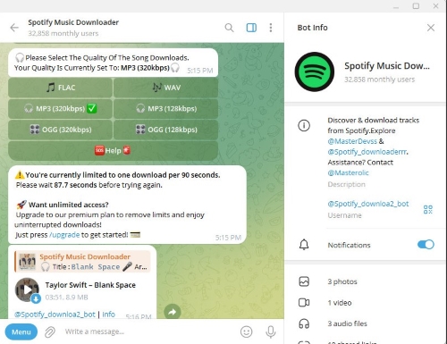 spotify downloa2 bot