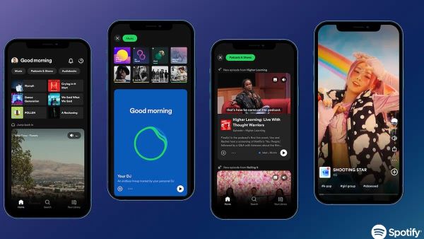 spotify nouvelle page