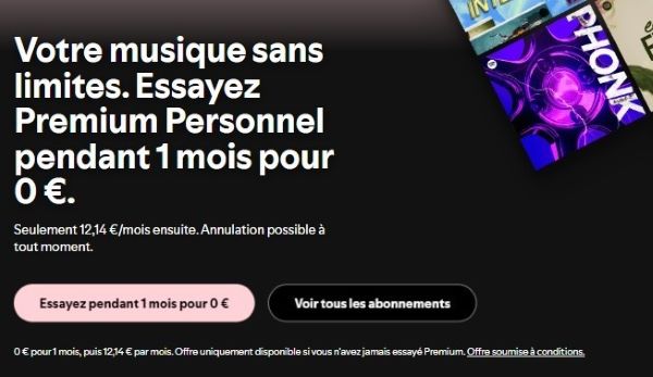 essayer spotify premium