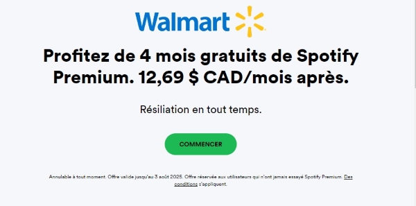 spotify premium walmart