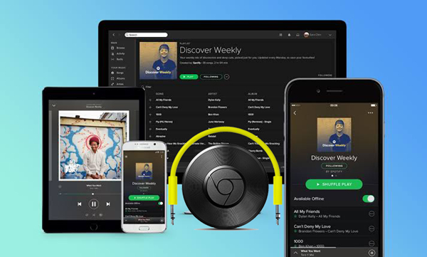 spotify chromecast