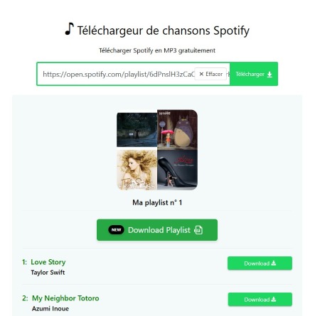 télécharger la musique Spotify Spotifymate