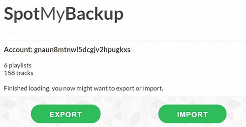 SpotMyBackup en cours d'analyse