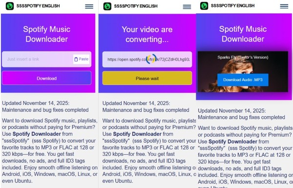sssSSpotify web