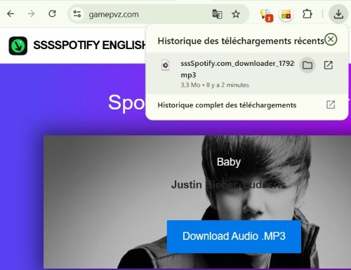 sssspotify télécharge de la musique