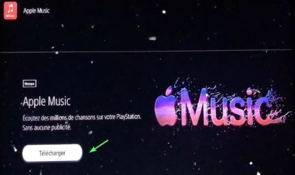 télécharger Apple music sur ps5
